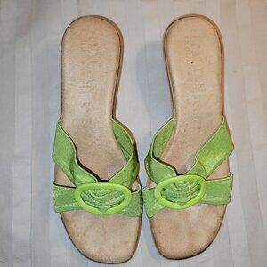 Italian Shoemakers Melon Cork Wedges